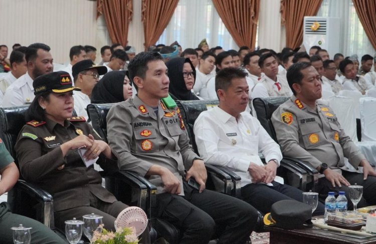 Kapolda Beserta Gubernur Launcing Polisi RW Jajaran Polda Riau di Hadiri Bupati Rohil