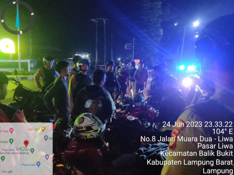 Tingkatkan Situasi Kamtibmas, Polres Lambar Gelar Patroli Printis Presisi Dalam Rangka HUT Polri