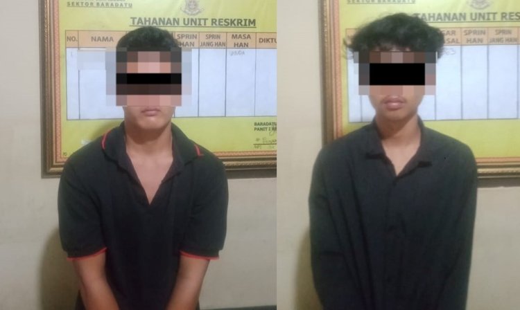 Polsek Baradatu Amankan 1 ABH dan 1 Pelaku Diduga Curi Kotak Amal