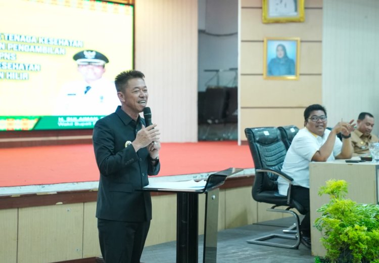 Bupati Rohil Serahkan SK Pengangkatan P3K Tenaga Kesehatan dan Ambil Sumpah Jabatan Fungsional Guru PNS