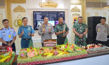 TNI di Lampung Berikan Kejutan di Hari Bhayangkara ke-77 Sebagai Wujud Sinergitas