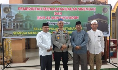 Sambut Kedatangan Jamaah Haji, Camat dan Kapolsek Bagan Sinembah : Semoga Jadi Haji yang Mabrur dan Mabruroh