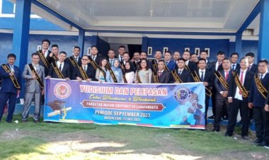 Ketua DPRD Rohil Ikuti Sidang Artikel dan Yudisum Fakultas Hukum ULB