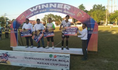 Pemdes dan Kecamatan Kembang Janggut Apresiasi Kegiatan Bayan Cup 2023