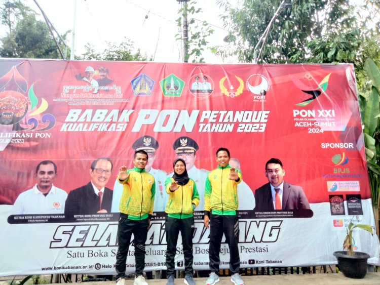 Bupati Rohil Apresiasi 3 Atlet Petanque Berlaga di Pra-PON Bali. Semoga Membawa Prestasi