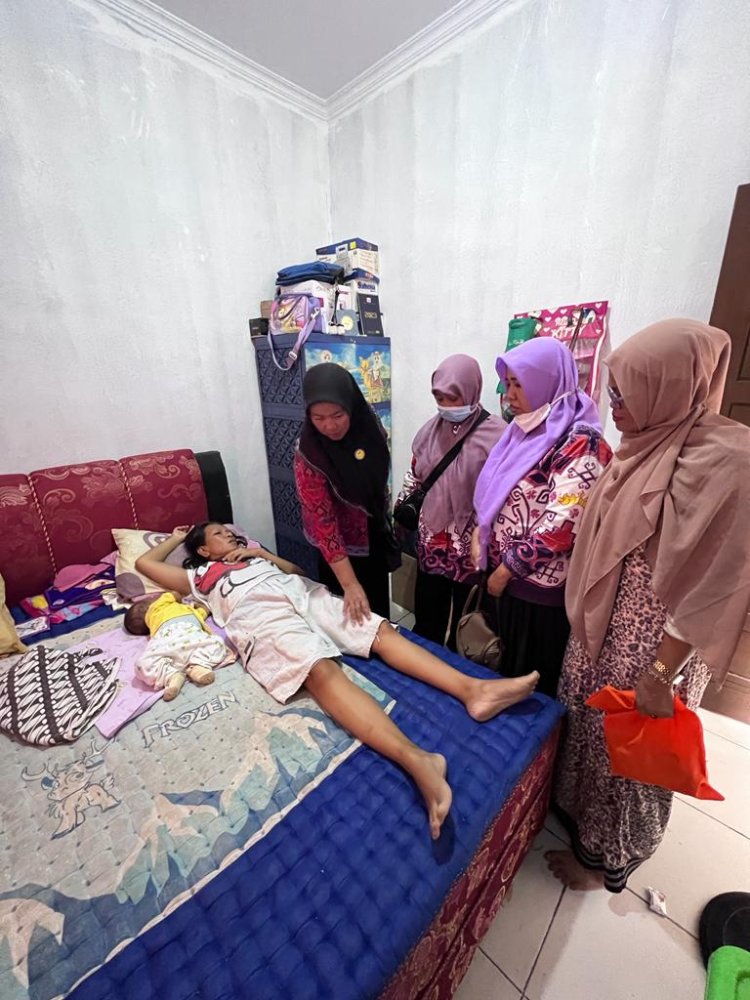 Feraidah Korban Dugaan Malpraktek Masih Terbaring Lemas Ditempat Tidur