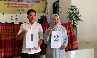 Calon Penghulu Bhayangkara Jaya Cabut Nomor Urut Serta Sampaikan Visi Misi