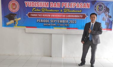 Penghulu Bagan Nibung Terima Nilai A, Saat Sidang Artikel dan Yudisium di ULB