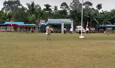 DPD SPI Inhu Hadiri Upacara HUT RI ke-78 di Desa Cenaku Kecil