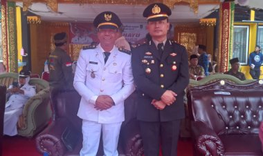 Dalam Rangka HUT RI ke-78, Kecamatan Simpang Kanan Gelar Upacara