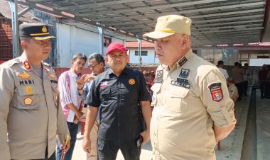 Sebanyak 60 Personil Polres Lampung Barat Laksanakan Pengamanan PAW Peratin