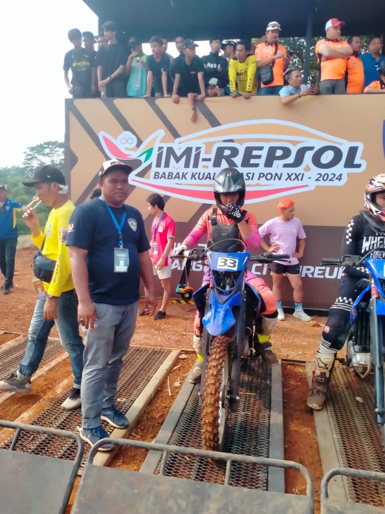 Rama Gabel, Pembalap Lambar Wakili Provinsi Lampung di Grasstrack Pra PON XXI/ 2023