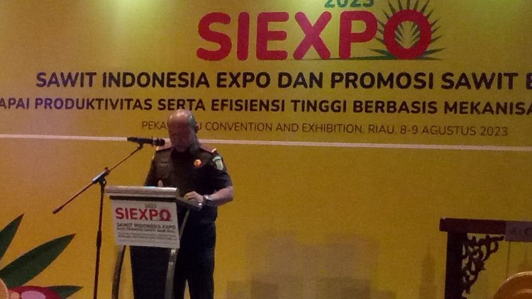 Gubri Resmikan Event SIEXPO 2023 Sawit Indonesia Expo Promosi Sawit Berbasis Mekanisme dan Teknologi