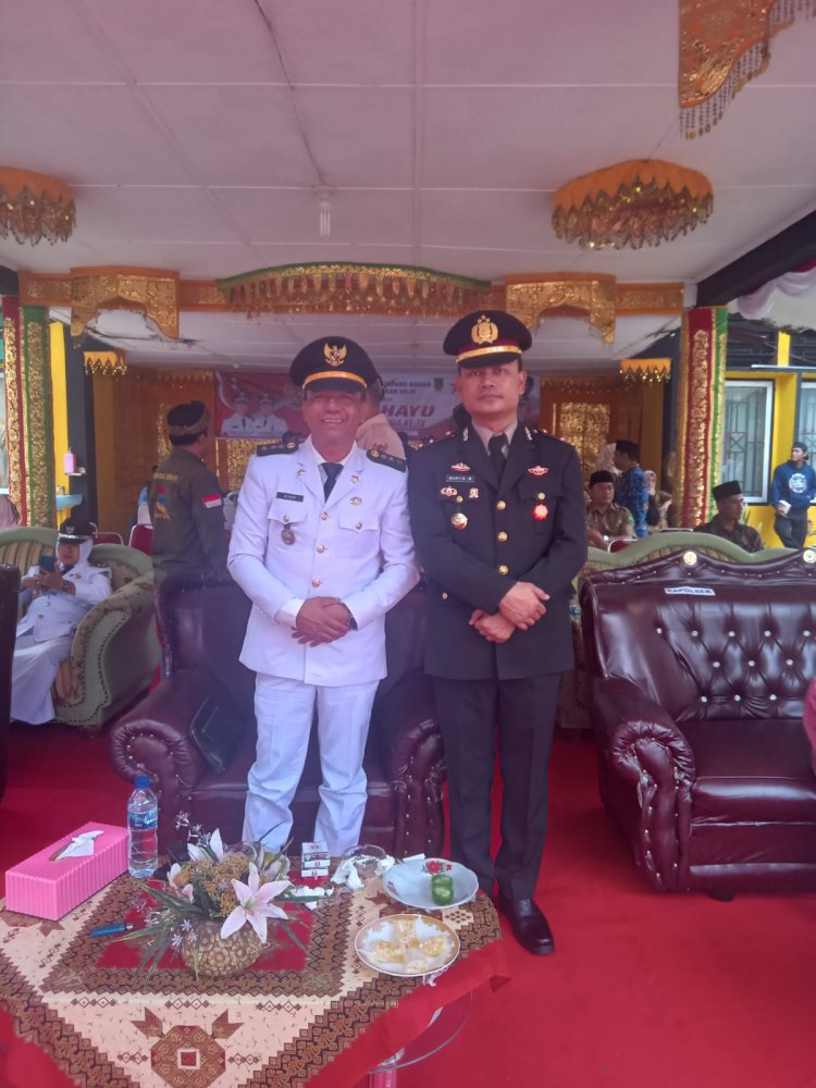 Dalam Rangka HUT RI ke-78, Kecamatan Simpang Kanan Gelar Upacara