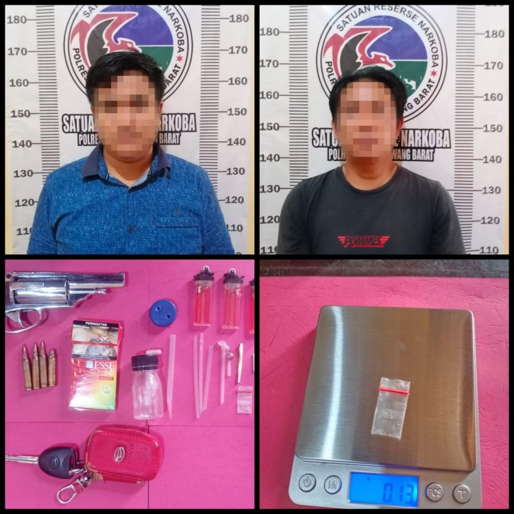 Polisi Temukan Senpi Rakitan dari Pengguna Sabu di Tulang Bawang Barat