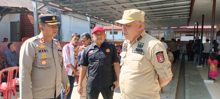 Sebanyak 60 Personil Polres Lampung Barat Laksanakan Pengamanan PAW Peratin