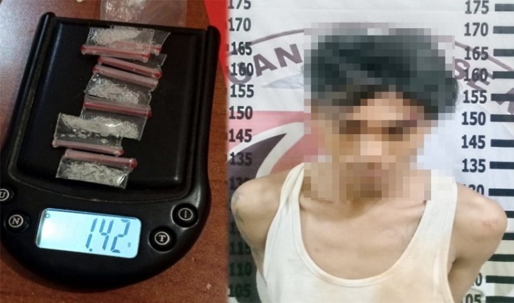Bandar Narkotika Asal Gedung Meneng Ditangkap, Polisi Sita 7 Bungkus Sabu