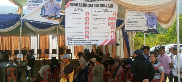 Pemilihan Kepala Desa di Desa Ranggai Tritunggal Aman dan Kondilusif