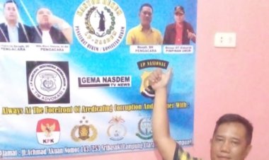 Laporan LP- Nasdem Terkait Dugaan Penggelapan Anggaran KPTR Tak Ditanggapi Kejati Lampung