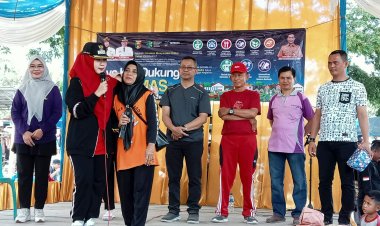 Kegiatan GERMAS Dinkes Tanggamus Dihadiri Bupati