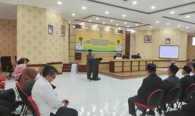 Lantik Pejabat Eselon ll - lV, Sekda Rohil: Mutasi Pejabat Hal Biasa