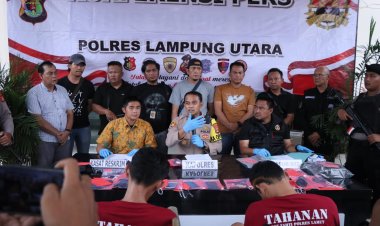 Tim Gabungan Polres Lampung Utara Ringkus Komplotan Pelaku Spesialis Curas