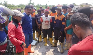 Sambut Hut Rohil yang ke-24, Dinas Lingkungan Hidup Laksanakan Bakti Sosial