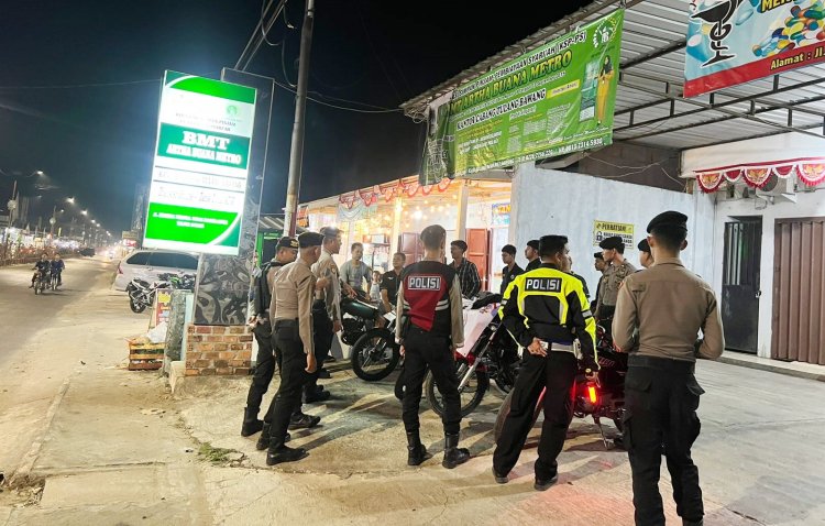 Cegah Balap Liar, Polres Tub Gelar KRYD Malam Hari di Akhir Pekan