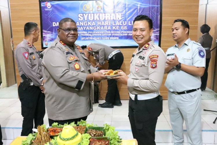 Pesan Kapolres Tuba di Acara Syukuran Hari Lalu Lintas ke-68 Tahun 2023