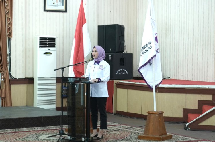 Ketua Komnas PA Provinsi Riau Kukuhkan Ketua Komnas PA Kabupaten Rohil