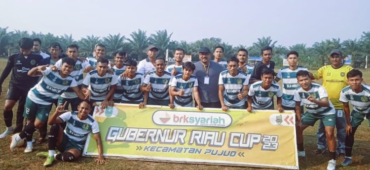 Tim Sepak Bola DLH Rohil Mantap FC Masuk Semifinal Piala Gubernur Riau