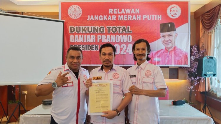 Dukung Ganjar Pranowo, Relawan JMP Lampung Resmi Dikukuhkan