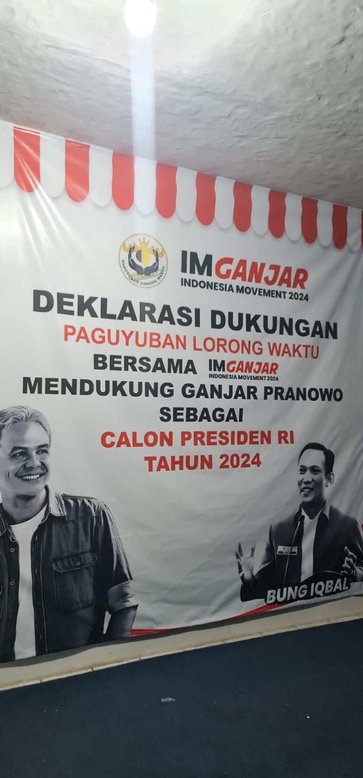 Paguyuban Lorong Waktu Deklarasi Bergabung dengan IM Ganjar Lampung