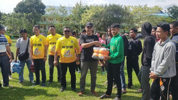 Open Turnamen Sepak Bola U-18 KONI Cup 2023 Resmi Dibuka Ketua Umum KONIi Rohil