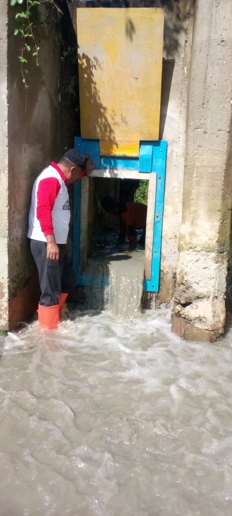 Dinas PUTR, DLH dan BPBD Giat Penanggulangan Banjir