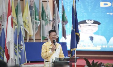Hadiri Pelantikan DPD II KNPI, Bupati Rohil Minta Ayomi Organisasi Lain Bangun Daerah