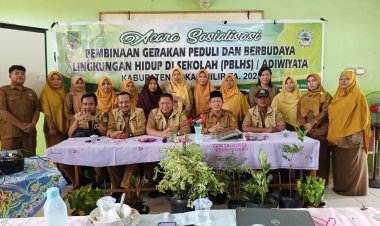 Jelang Persiapan Penilaian Tahun 2024, DLH Rohil Bina 24 Sekolah Adiwiyata