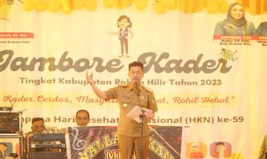 Bupati Rohil Hadiri Peringatan HKN ke-59, Minta Layanan Kesehatan Ditingkatkan