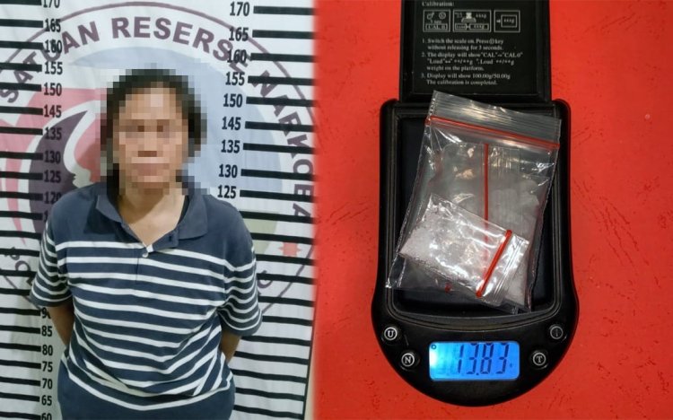Polres Tulang Bawang Tangkap IRT yang Nyambi Jadi Bandar Narkotika