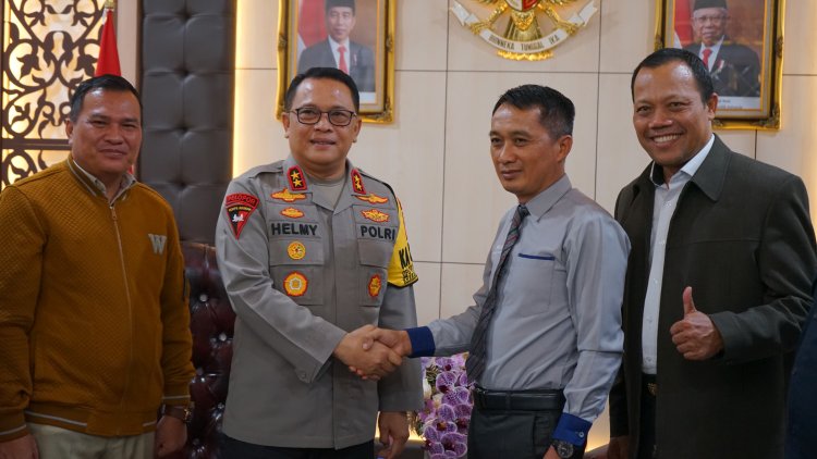 Kunjungan Silaturahmi, Polda Lampung dan DPD FGII Diskusi Masalah Pendidikan
