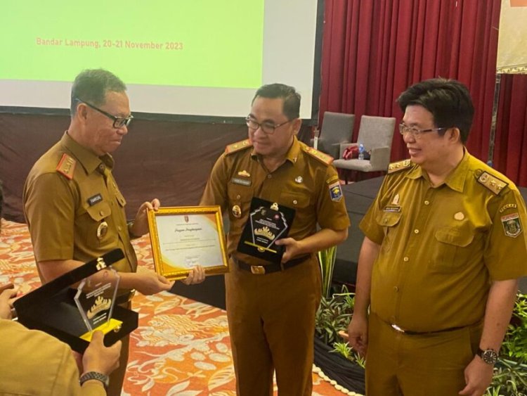 Kota Metro Raih Penghargaan Indeks Tata Kelola Pengadaan Barang dan Jasa Tahun 2023