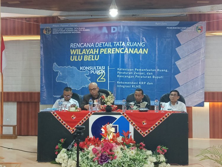 Sekda Tanggamus Buka Acara Konsultasi Publik II RDTR dan KLHS