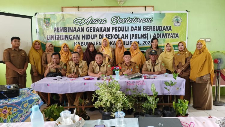 Jelang Persiapan Penilaian Tahun 2024, DLH Rohil Bina 24 Sekolah Adiwiyata