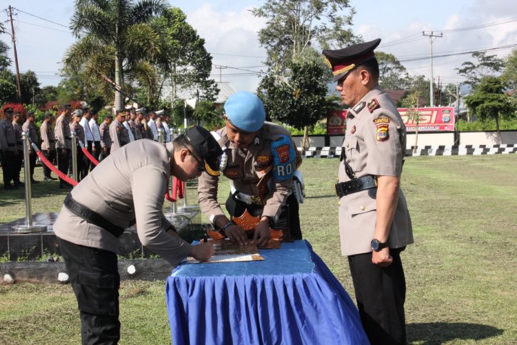 Pejabat Polres Lampung Barat  Diserahterimakan, Siapa Saja ?