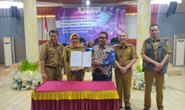 Pj Bupati Tanggamus Buka Bimtek dan Sosialisasi Pengembangan Agribisnis Model Umbul Berjaya