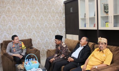 Silaturahmi Kapolres Lampung Barat dengan Forum Komunikasi Umat Beragama