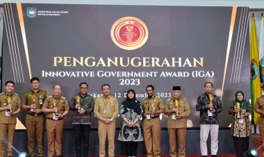 Pemkab Tanggamus Peroleh Penghargaan Inovation Goverment Award 2023, Kabupaten Sangat Inovatif