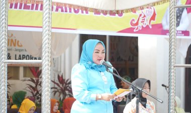 Istri Bupati Rohil Jadi Inspektur Upacara Saat Hari Ibu ke-95 Tahun 2023