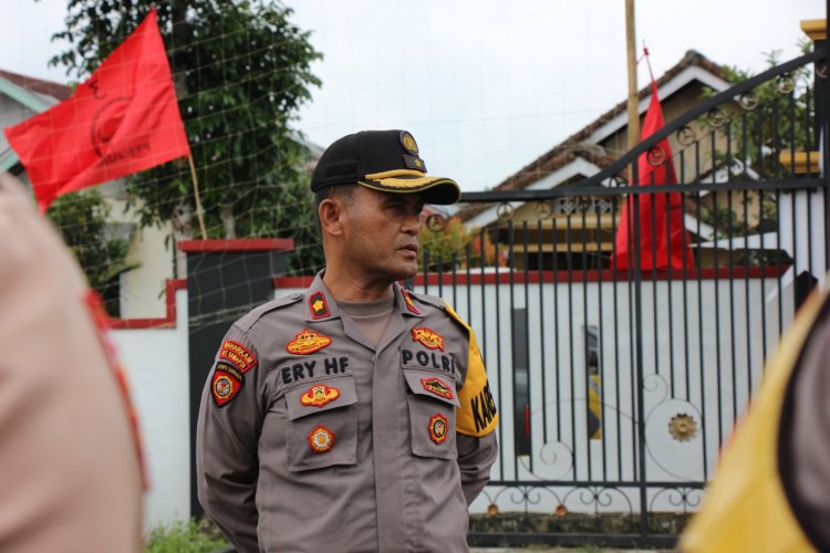 Polres Lampung Barat Lakukan Pengamanan Tahapan  Kampanye
