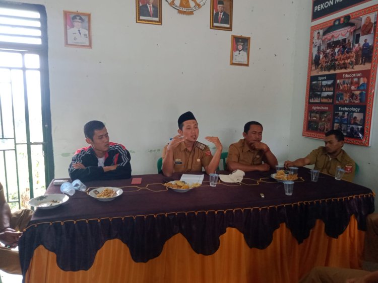 Pemerintah Pekon Manggarai Gelar Rapat Koordinasi Bulanan